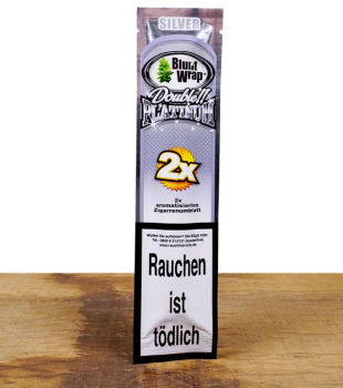 Blunt Wrap Silver Double Platinum 2Stk